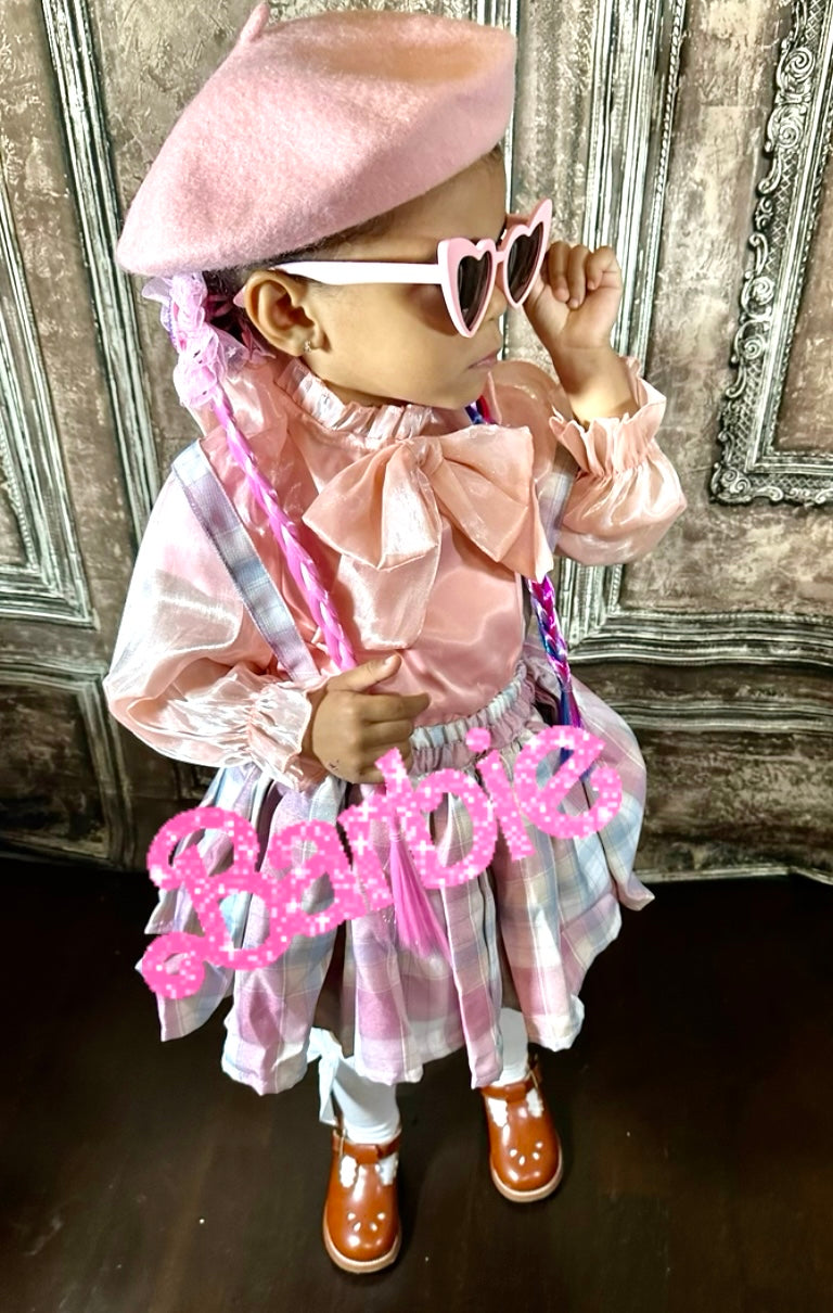 Baby girl suspenders clearance outfit