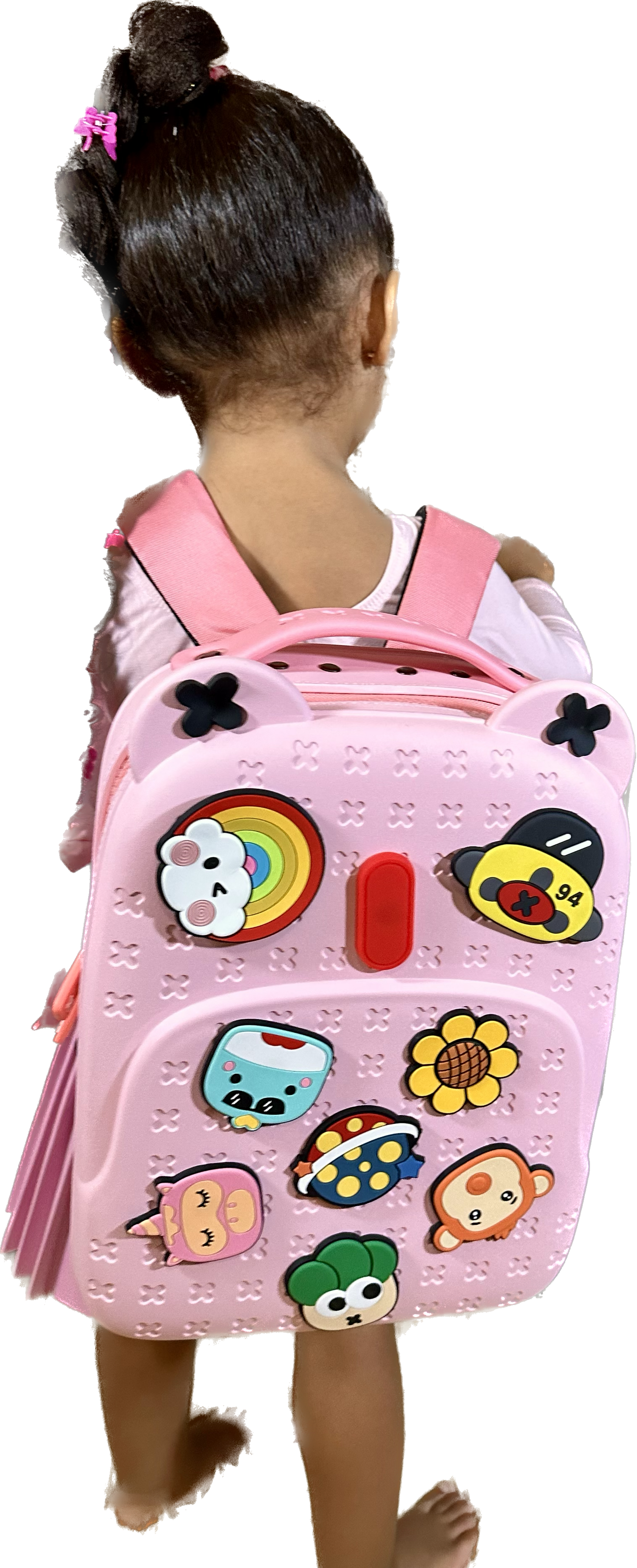 Fashionable school waterproof backpack.