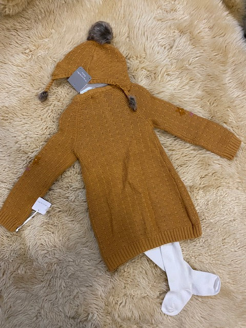 Tahari Baby 3 piece set Toddler girl sweater dress outfit