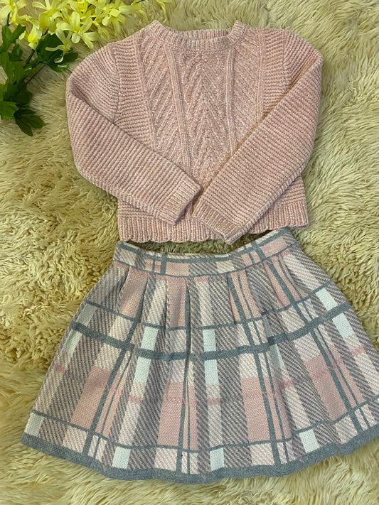 Tommy Bahama Sweater and Skirt 2 Piece Girl Outfit